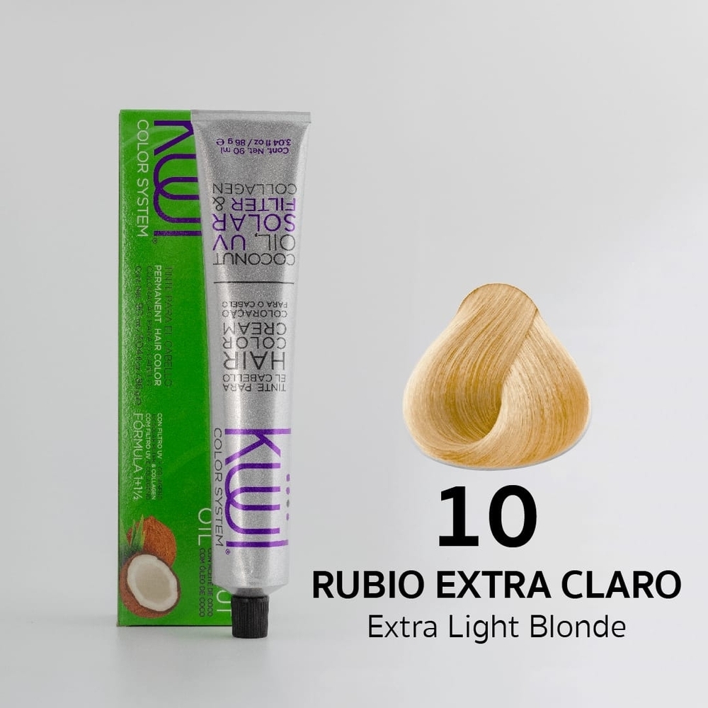 Kuul Color System 10 Extra Light Blonde Hair Color